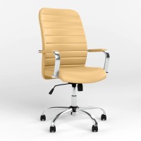 Кресло руководителя Новый Стиль BRUNO (COMFORT+TILT) ECO-01 (Бежевый) (NWS-125360)