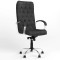 Крісло поворотне CUBA STEEL CHROME (COMFORT) Micro-A (Чорний) (NWS-125530)