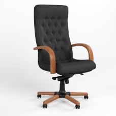 Крісло офісне поворотне Новий Стиль FIDEL LUX EXTRA LE-A (Чорний) (NWS-125990)