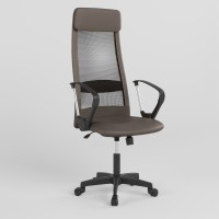 Крісло офісне поворотне Новий Стиль FRANK GTP ANYFIX PL64 P OH-14 ECO-70 (Сірий) (NWS-123720)