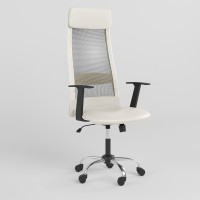 Кресло офисное поворотное Новый Стиль FRANK GTR ANYFIX (WS-122) CHR68 P OH-1 ECO-50 (Белый) (NWS-123760)