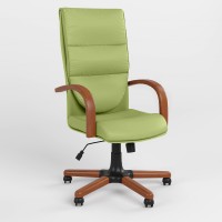 Крісло керівника поворотне Новий Стиль CREDO EXTRA P ECO-45 (Фісташковий) (NWS-125601)