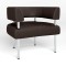 Крісло округле OFFICE ECO-31 (Темно-коричневий) (NWS-122861)
