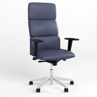 Крісло офісне поворотне Новий Стиль CALIFORNIA R STEEL ST AL70 ECO-22 (Синій) (NWS-126372)