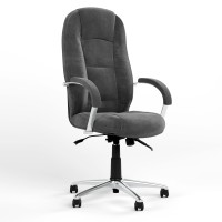 Крісло офісне поворотне Новий Стиль MODUS STEEL CHROME (ANYFIX) SORO-95 (Темно-сірий) (NWS-126532)