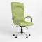 Крісло офісне поворотне Новий Стиль GERMES STEEL CHROME (COMFORT+ANYFIX) ECO-45 (Фісташковий) (NWS-126063)