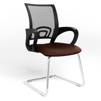 Офісне крісло Новий Стиль NETWORK CF CHROME OH-5 V-3 (Коричневий) (NWS-121553)