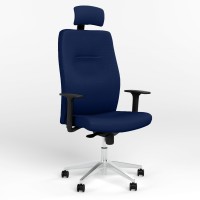 Крісло офісне поворотне Новий Стиль VISION R HR ST AL70 P CN-210 (Темно-синій) (NWS-127135)