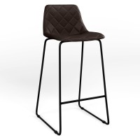Барний стілець Новий Стиль ALIYA HOKER CFS BLACK (BOX-2) ECO-31 (Темно-коричневий) (NWS-121066)