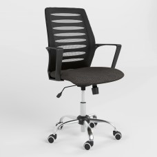 Крісло офісне поворотне Новий Стиль WEBSTAR BLACK GTP TILT CHR61 P OH-5 C-26 (Сірий) (NWS-124997)
