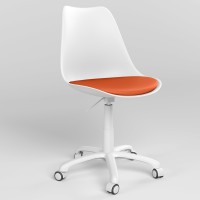 Крісло офісне поворотне Новий Стиль ASTI GTS (J) PW62 (BOX-1) K01 ECO-72 (Помаранчевий) (NWS-132020)