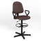 Стул поворотный REGAL GTP NEW RING BASE STOPKI PM60 C-24 (коричневый) (NWS-132120)