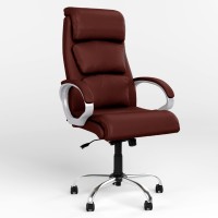 Крісло керівника поворотне Новий Стиль DELTA ANYFIX CHR68 ECO-28 (Бордовий) (NWS-125838)