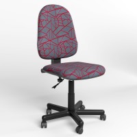 Дитяче крісло поворотне Новий Стиль FALCON GTS PM60 SPR-12 (Сіро-червоний) (NWS-123499)