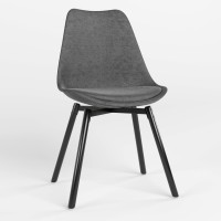 Стілець обідній Новий Стиль ASTI BLACK SOFT WOOD (BOX-1) PL-16 (Сірий) (NWS-127290)