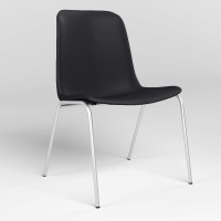 Стул офисный Новый Стиль BESTA NS ALU (BOX-2) BS-BLACK (Черный) (NWS-127380)