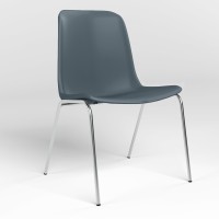 Стул офисный Новый Стиль BESTA NS CHROME (BOX-2) BS-ANTHRACITE-GREY (Антрацит) (NWS-127390)