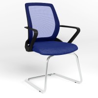 Стілець офісний Новий Стиль FLY CF CHROME OH-3 C-14 (Синій) (NWS-127570)