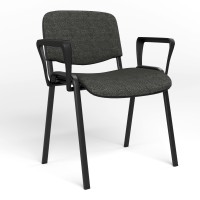 Стул офисный ISO ARM BLACK C-73 (Серый) (NWS-127620)