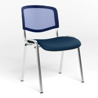 Стул офисный ISO NET CHROME OH-3 V-15 (Синий) M (NWS-127840)