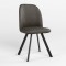 Стілець обідній Новий Стиль MILANA 4L BLACK (BOX-1) LN ECO-70 (Сірий) (NWS-128790)