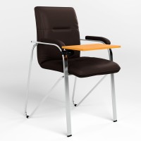 Стілець для відвідувачів Новий Стиль SAMBA T WOOD (S) (BOX-2) ECO-31 (Темно-коричневий) (NWS-129170)