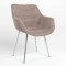 Стул на раме VENSAN HN CHROME (BOX) PUMA-09 (Бледно-розовый) (NWS-129610)