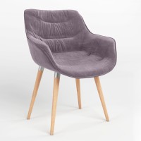 Обідній стілець Новий Стиль VENSAN WOOD ALU (BOX-2) SORO-65 (Фіолетовий) (NWS-129630)