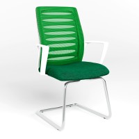 Конференц-крісло Новий Стиль WEBSTAR CF CHROME-WHITE OH-8 C-32 (Зелений) (NWS-129930)