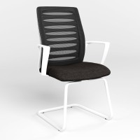 Конференционное кресло Новый Стиль WEBSTAR CF WHITE OH-5 C-26 (Серый) (NWS-129940)
