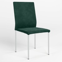 Обеденный стул Новый Стиль NIK CHROME (BOX-4) PUMA-08 (Изумрудно-зеленый) (NWS-121752)