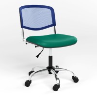 Крісло офісне поворотне Новий Стиль ISO NET GTS CHROME OH-3 V-20 (Бірюзовий) (NWS-124103)