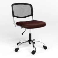 Крісло офісне поворотне Новий Стиль ISO NET GTS CHROME OH-5 V-3 (Коричневий) (NWS-124093)