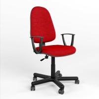 Крісло офісне поворотне Новий Стиль PRESTIGE II GTP PM60 C-2 (Червоний) (NWS-124465)