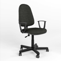Крісло офісне поворотне Новий Стиль PRESTIGE II GTP PM60 P C-73 (Сірий) (NWS-124425)