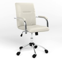 Кресло офисное поворотное Новый Стиль SAMBA GTP P ECO-50 (Белый) (NWS-124735)