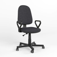 Крісло офісне поворотне Новий Стиль STANDART GTP (J) PM60 C-38 (Антрацит) (NWS-124805)