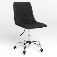 Крісло на роликах поворотне Новий Стиль VERONIKA CHR61 GTS (J) RMB ECO-30 (Чорний) (NWS-124965)