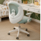 Крісло обертове дитяче з підставкою для ніг PERFECT KIDS ASTRONAUT GREEN Perfect Home Зелений (PFH-092114)
