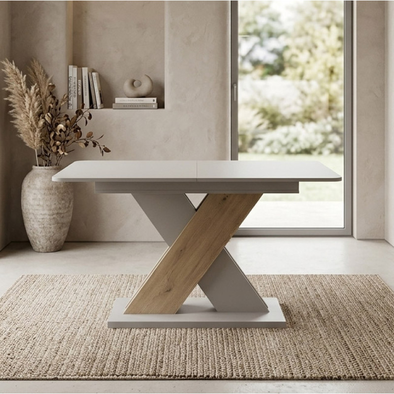 Стол раздвижной Неман ВИТО Дуб кремона торро/Кашемир (NEM-121066)