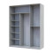 Шафа-купе Doros City Light Сосна Натти 3 ДСП 225х60х225 (DRS-011975)