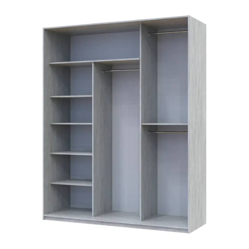 Шафа-купе Doros City Light Сосна Натти 3 ДСП 225х60х225 (DRS-011975)