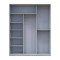 Шафа-купе Doros City Light Сосна Натти 3 ДСП 225х60х225 (DRS-011975)