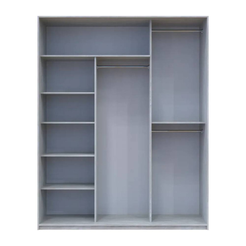 Шафа-купе Doros City Light Сосна Натти 3 ДСП 225х60х225 (DRS-011975)