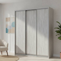 Шафа-купе Doros City Light Сосна Натти 3 ДСП 225х60х225 (DRS-011975)