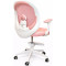 Крісло обертове дитяче з підставкою для ніг PERFECT KIDS ASTRONAUT PINK Perfect Home Рожевий (PFH-092115)