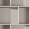 Стелаж Perfect Home Lante 2S 193,8x88,2x38 Бежевий (чорні ніжки) (PFH-091173)