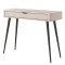 Туалетний столик Perfect Home Lante 1S/100 100,2x78x38 см Бежевий (чорні ніжки) (PFH-091170)