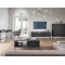 Комод високий Perfect Home Nova K104 2D 104x125x39 Чорний (чорні ніжки) (PFH-091238)