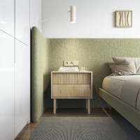 Тумба приліжкова Perfect Home Tavo 1S 53,5x55x39,5 Дуб кремона (PFH-091402)